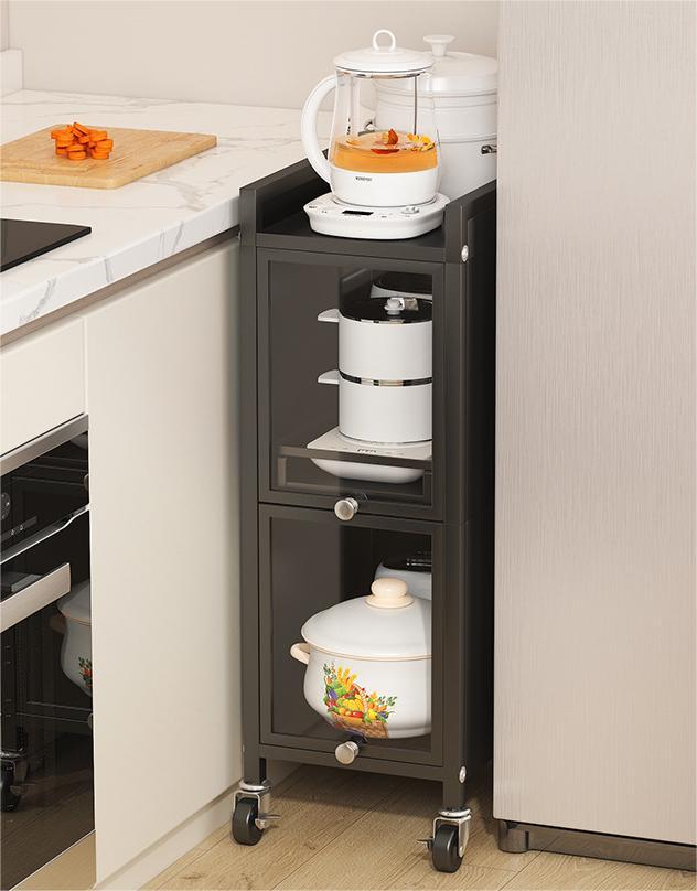  Pull-out storage rack floor-standing multi-layer side cabinet 29 02