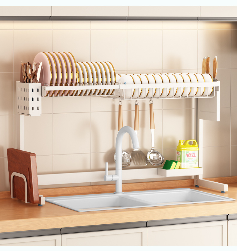 Drain rack sink tabletop bowls and dishes storage 20 01