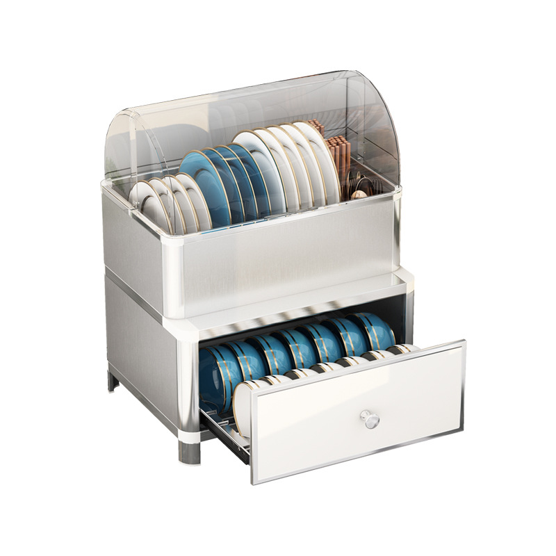 Home use dish storage box cabinet dish rack 60 02