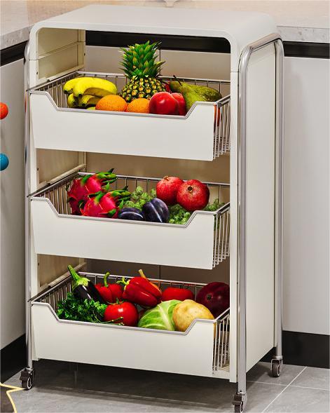 Kitchen vegetable rack floor multi-layer vegetable rack 38 01