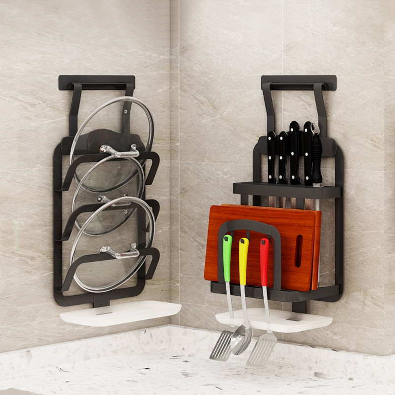 Punch-free kitchen rack wall-mounted knife holder 11 01