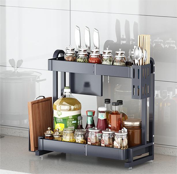 Spice rack kitchen rack countertop kitchenware storage rack 3