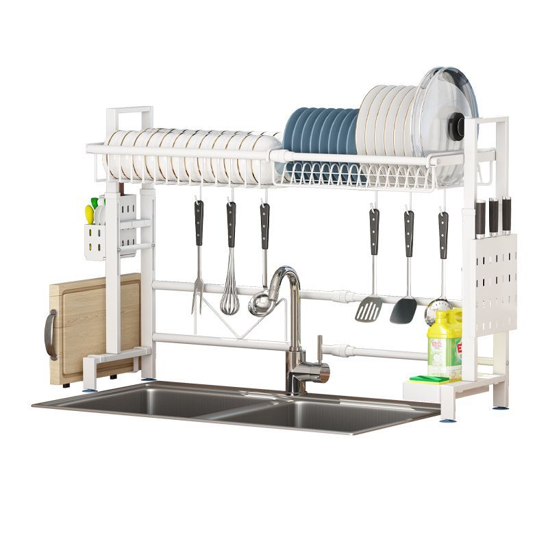 Under sink organizer white kitchen plate and dish organizer 15